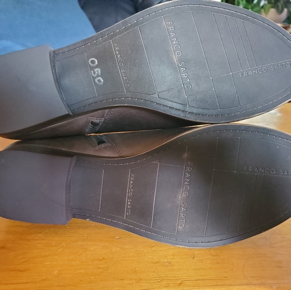 Franco Sarto Leather Ankle Boots Size 10m. - Picture 4 of 8